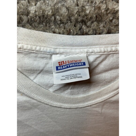 Vintage I Survived 2005 Footwash T Shirt FUBU Fat Albert Hanes Heavyweight Sz XL - Picture 3 of 5